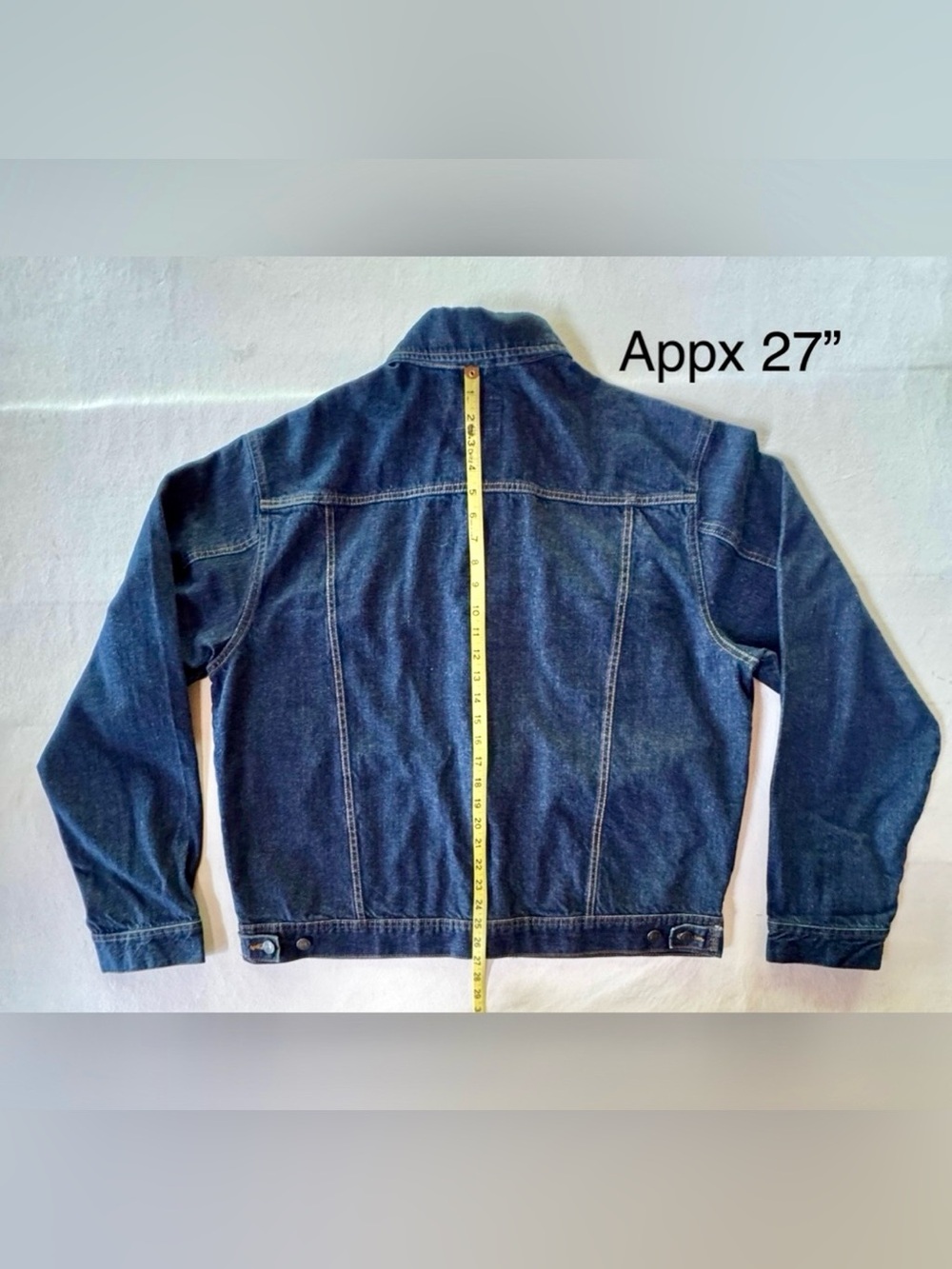 Chaps Denim Men’s Classic Trucker Jacket 100% Cotton (XXL) NWOT - Picture 14 of 17